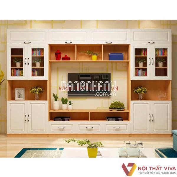 Tủ Kệ Tivi Gỗ Công Nghiệp MDF Phủ Melamine Cho Phòng Khách Giá Tốt