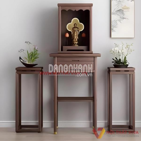 Tủ Thờ Đẹp Bằng Gỗ Hiện Đại Sang Trọng Nâng Tầm Tâm Linh