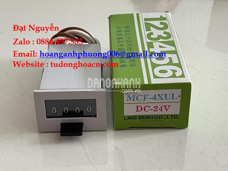 MCF-4XUL DC24V bộ thiết bị đếm hãng Line Seiki