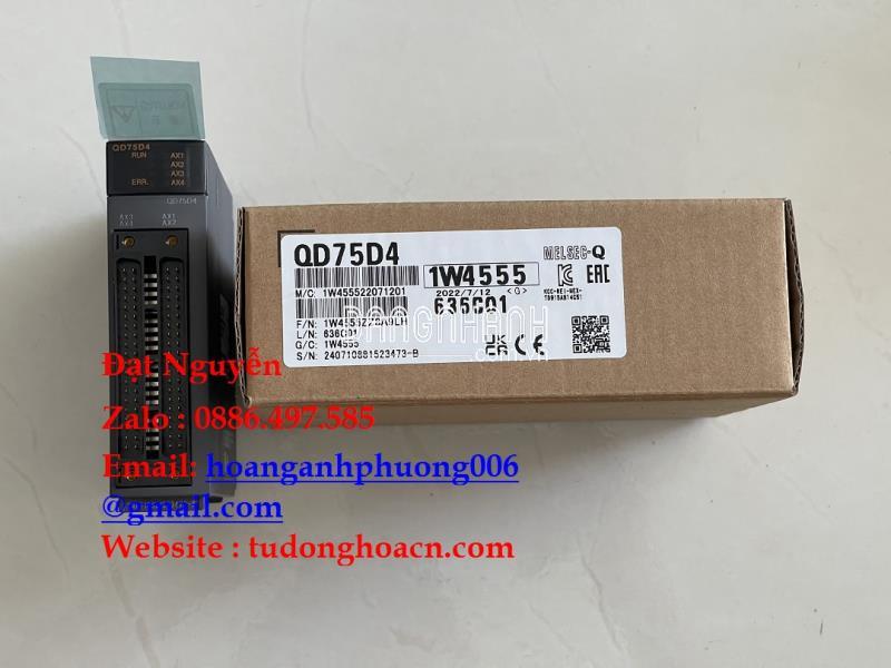 QD75D4 bộ thiết bị mô đun điều khiển vị trí công nghiệp Mitsubishi