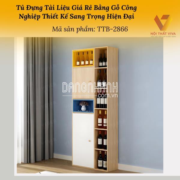 Tủ Đựng Hồ Sơ Tài Liệu Bằng Gỗ Công Nghiệp Thiết Kế Hiện Đại Giá Rẻ