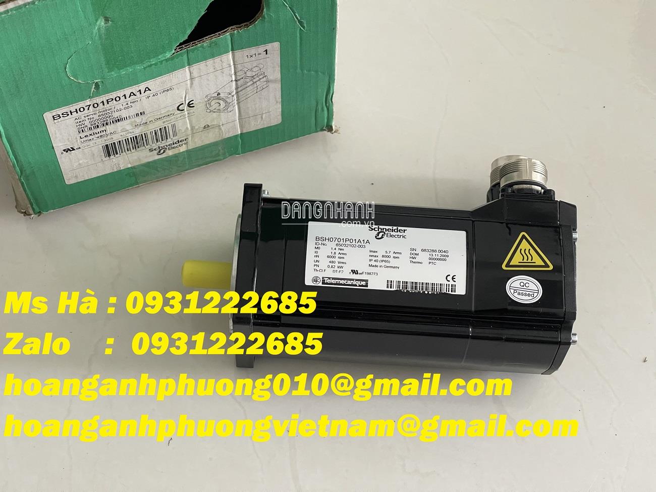 Giá tốt trong tháng - động cơ nhập BSH0701P01A1A Schneider 