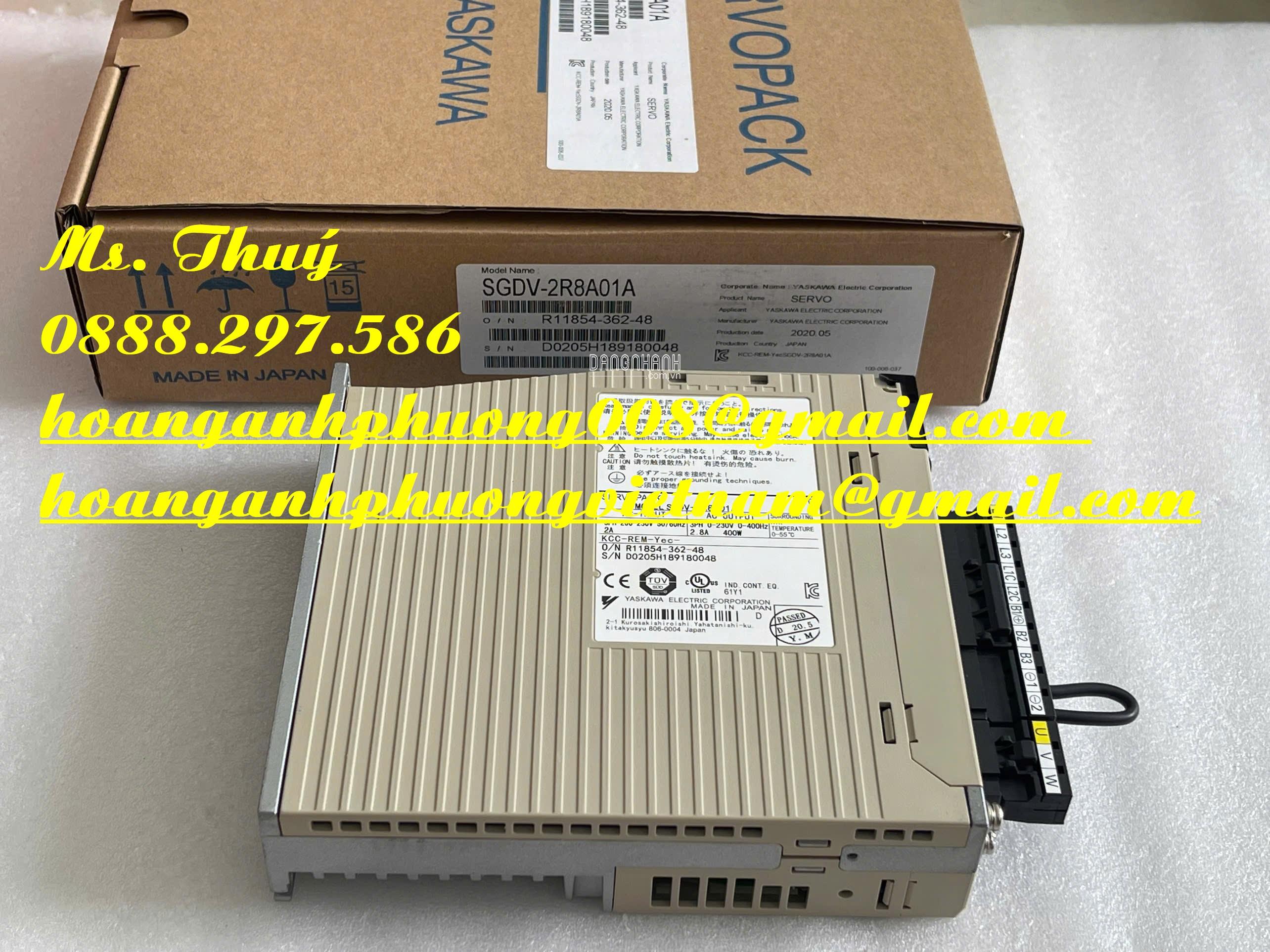 Servo Driver Yaskawa SGDV-2R8A01A - Hàng mới 100%