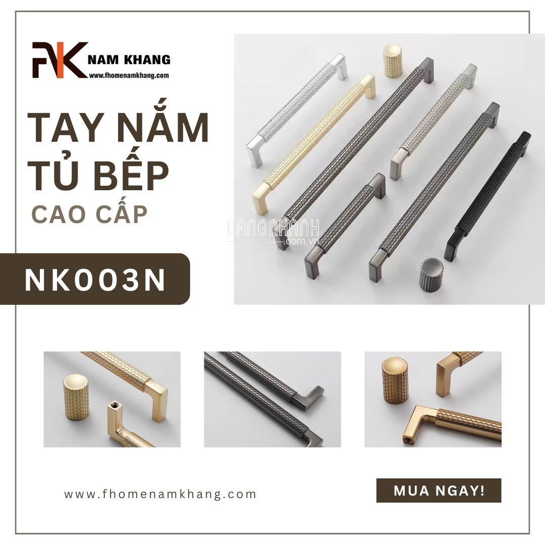 Tay nắm tủ bếp cao cấp NK003N | Zalo 0901 196 552