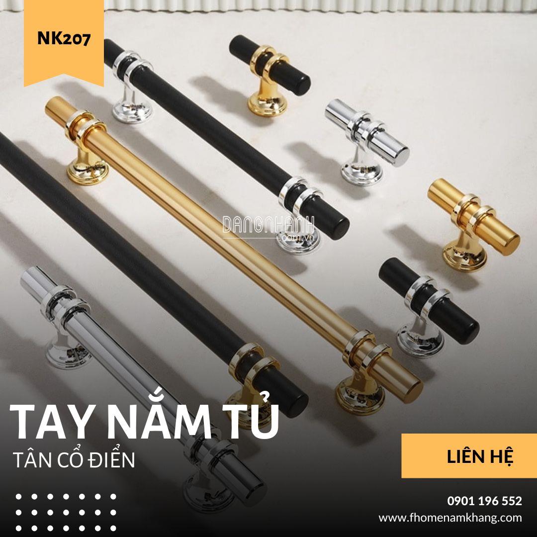 Tay nắm tủ thiết kế tân cổ điển NK207 | zalo 0901 196 552