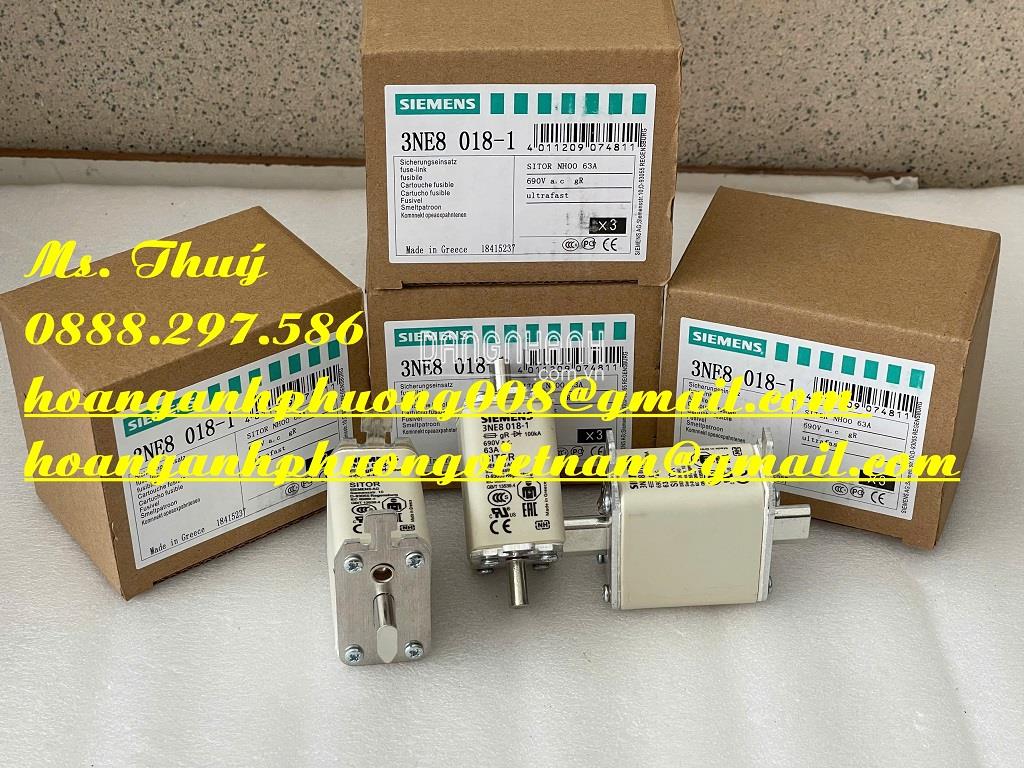 3NE80181 - Cầu chì bán dẫn Siemens -  Hàng fullbox mới 100%
