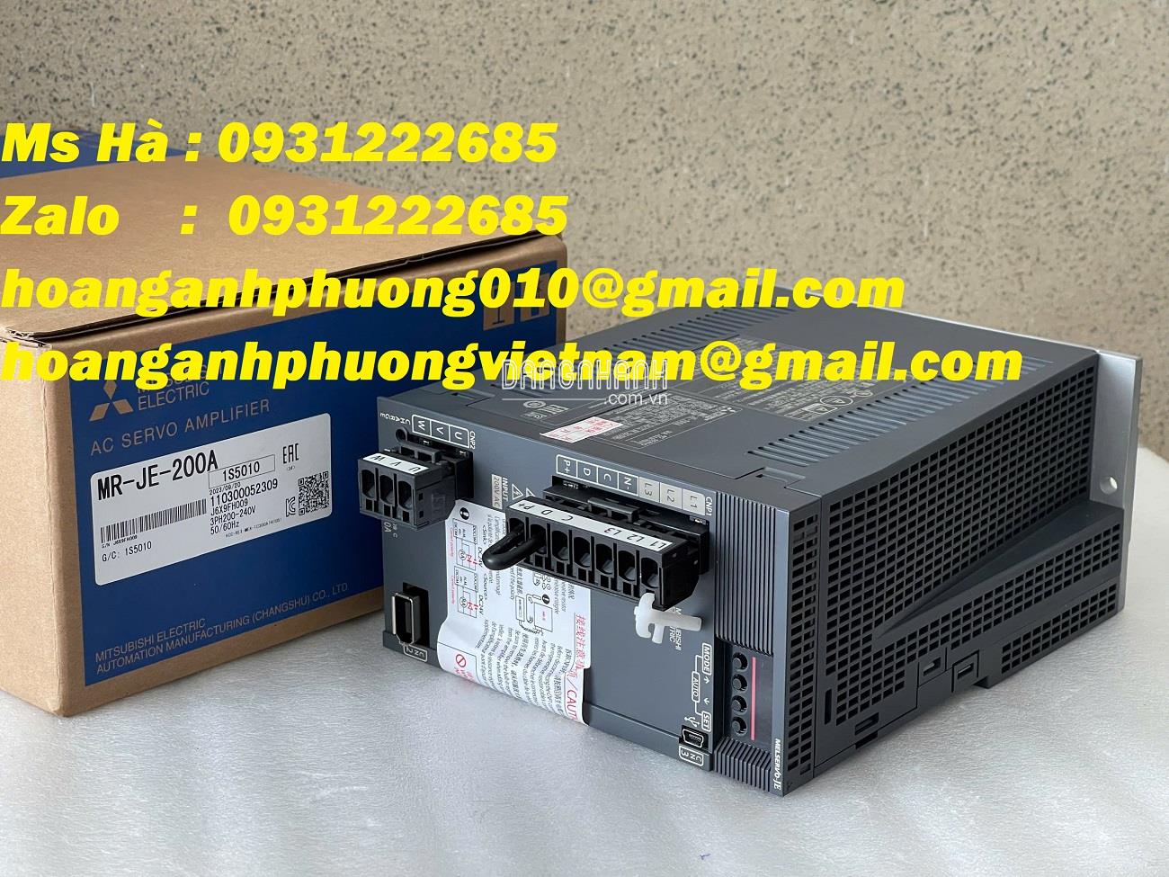 Hàng new 100% dòng MR-JE-200A mitsubishi giá siêu tốt 