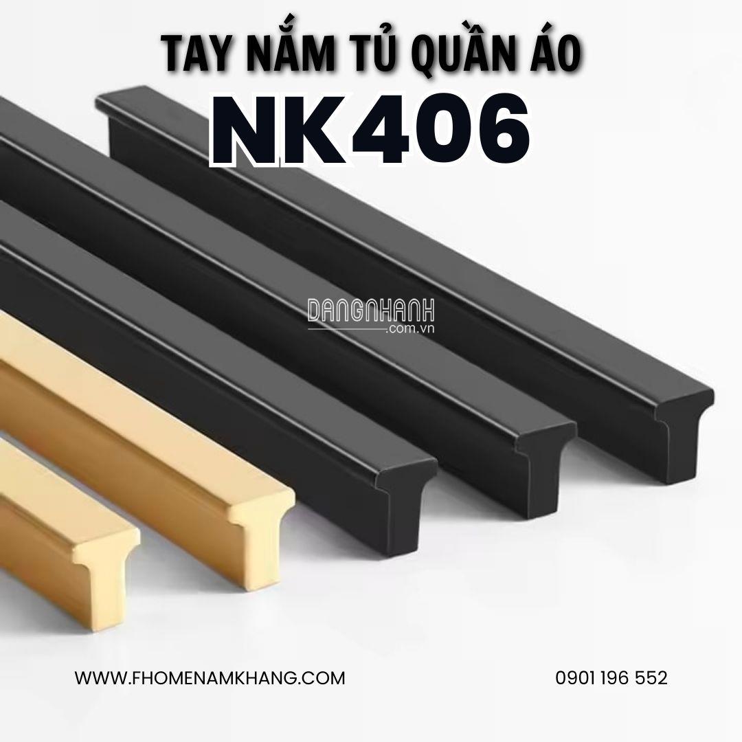 Tay nắm tủ quần áo thanh dài NK406 | Zalo 0901 196 552