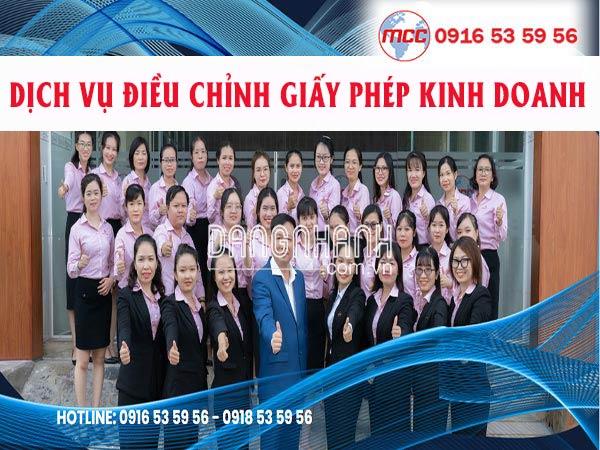 Thay đổi giấy phép kinh doanh tại Đồng Nai uy tín