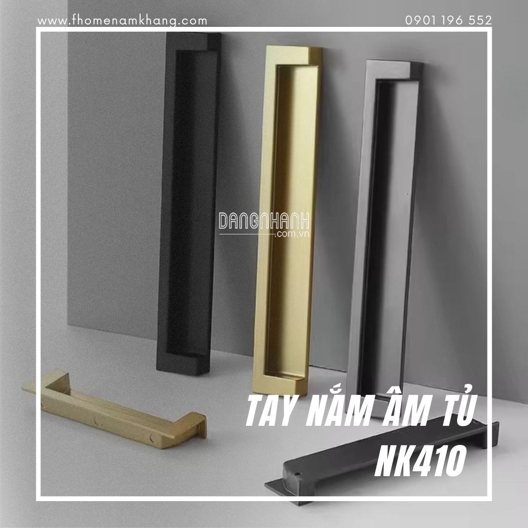 Tay nắm âm tủ bắt cạnh NK410 | Zalo 0901 196 552