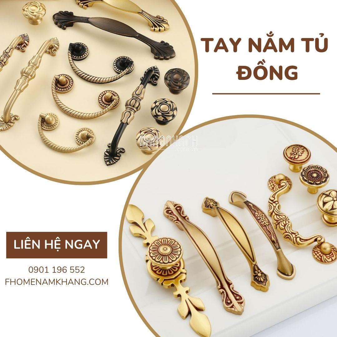 BST tay nắm cửa tủ bằng đồng cao cấp | Zalo 0901 196 552