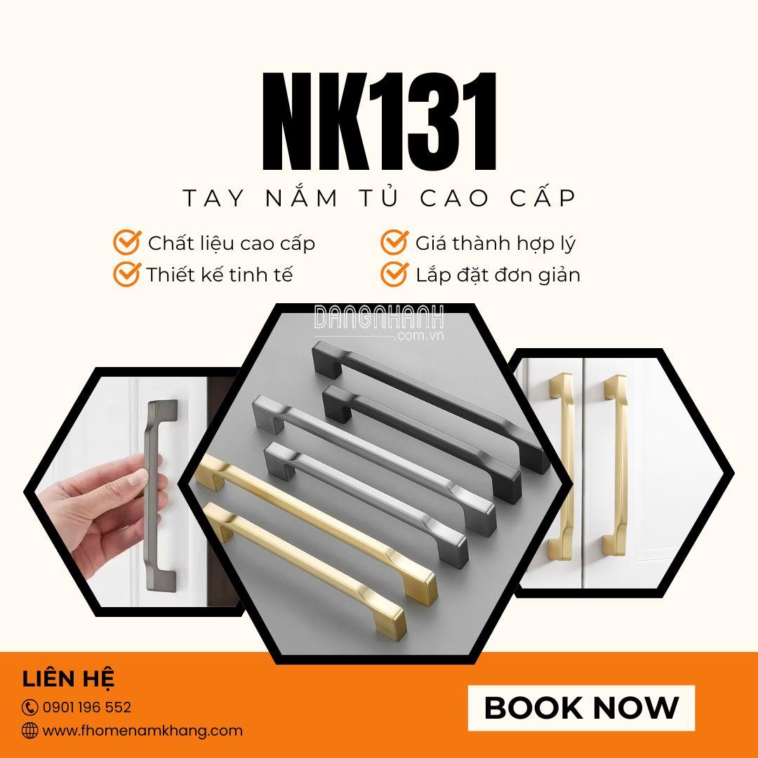 Tay nắm cửa tủ dạng thanh bo tròn NK131 | Zalo 0901 196 552