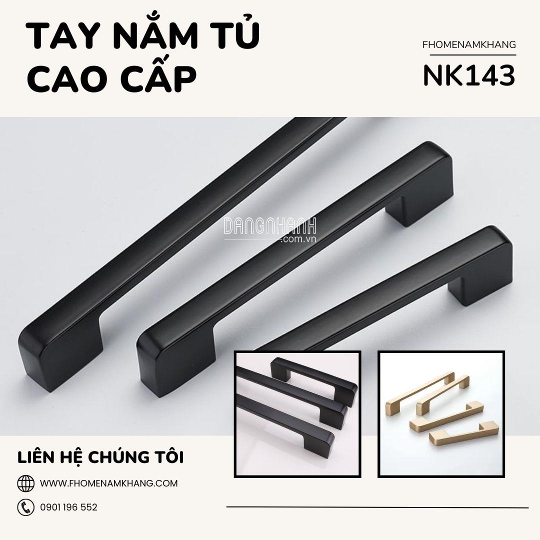 Tay nắm tủ trơn dạng thanh cao cấp NK143 | Zalo 0901 196 552