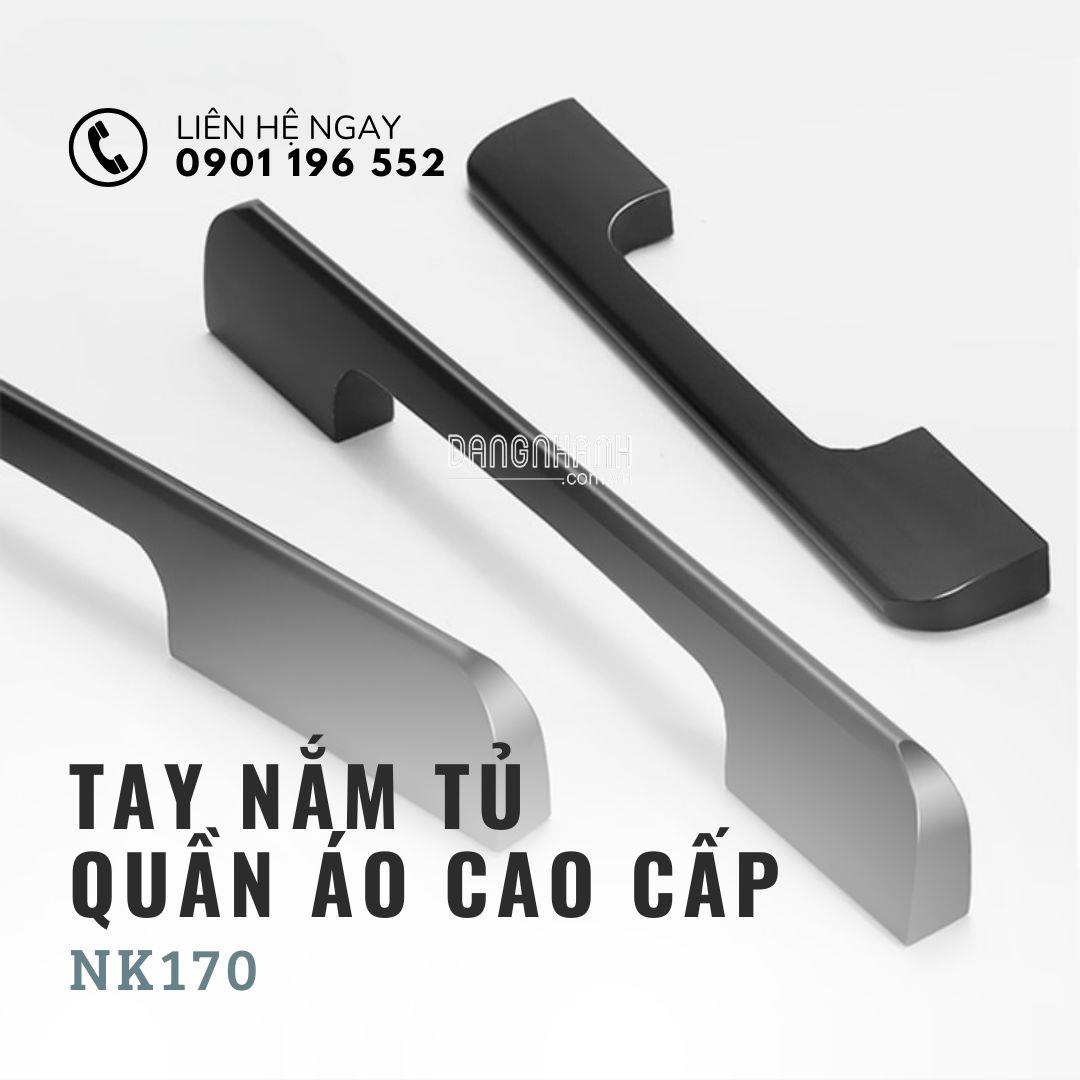 Tay nắm tủ quần áo thanh dài NK170 | Zalo 0901 196 552