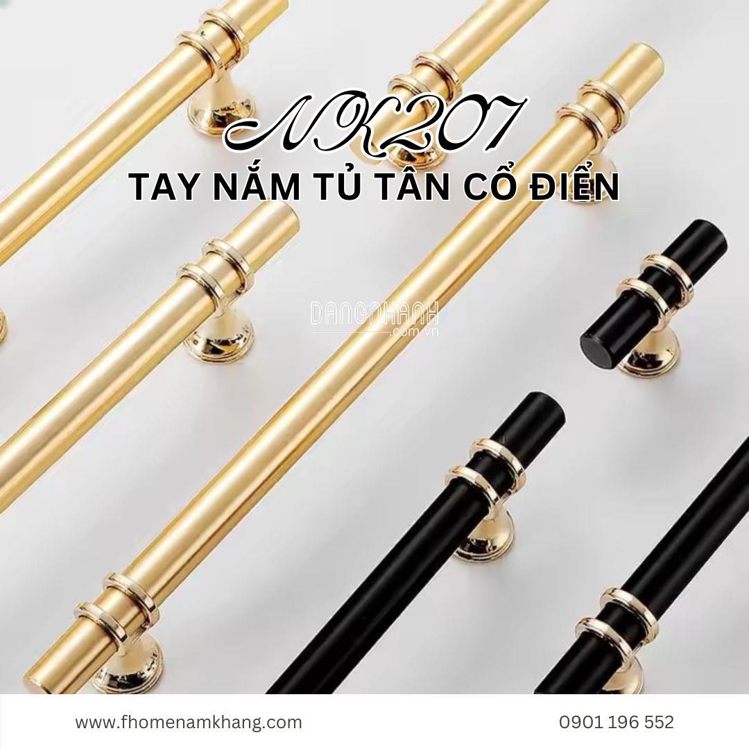 Tay nắm cửa tủ kiểu tân cổ điển NK207 | Zalo 0901 196 552