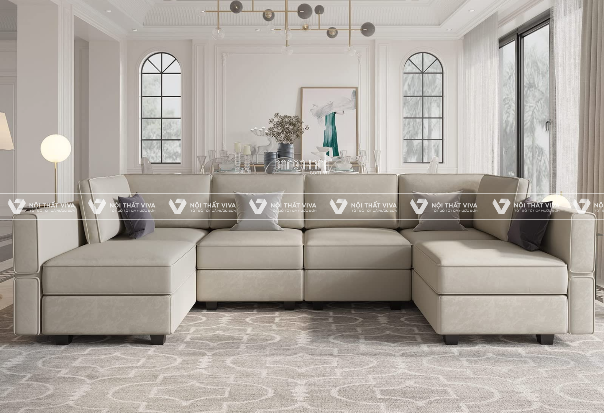 Sofa gỗ chữ U có ưu điểm gì? Tất tần tật những điều bạn cần biết