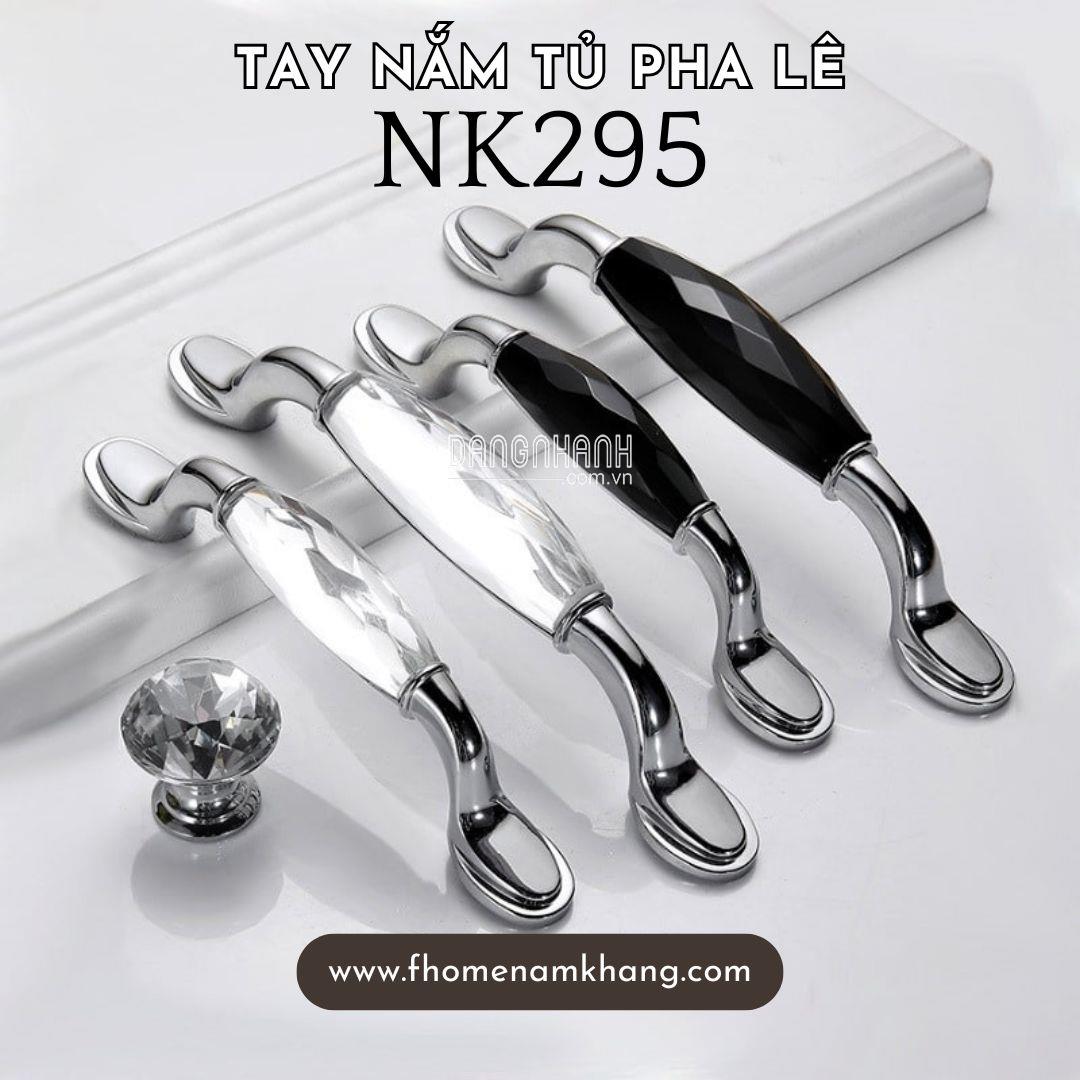 Tay nắm tủ pha lê kiểu dáng châu Âu NK295 | Zalo 0901 196 552