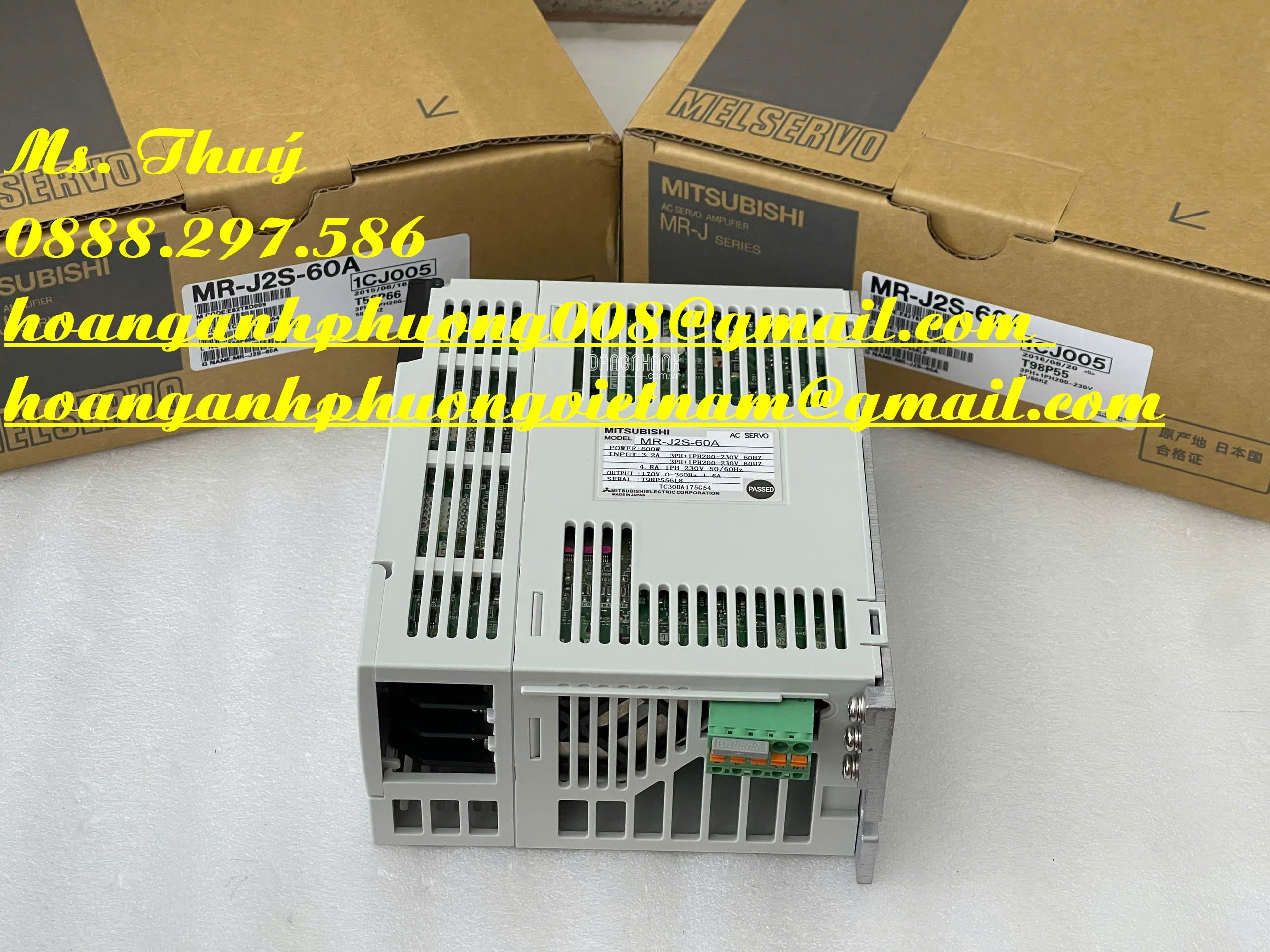 Made in Japan - MR-J2S-60A Mitsubishi - Hàng mới 100%