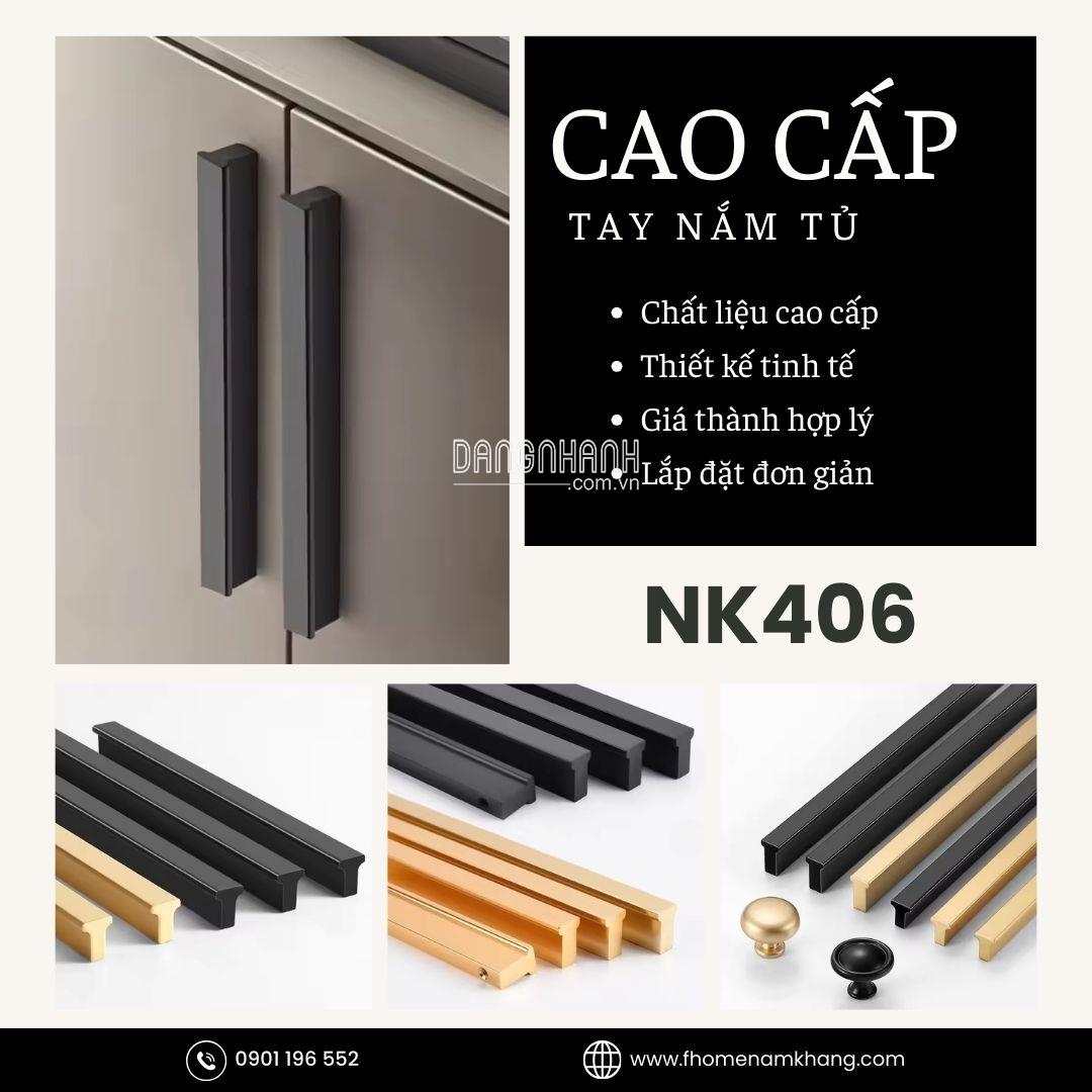 Tay nắm tủ quần áo nhiều kích thước NK406 | Zalo 0901 196 552
