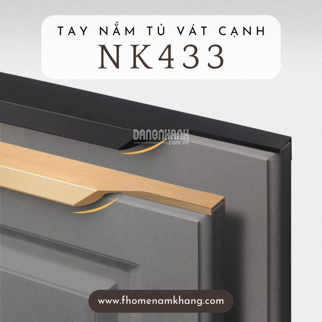 Tay nắm tủ vát cạnh hiện đại NK433 | Zalo 0901 196 552