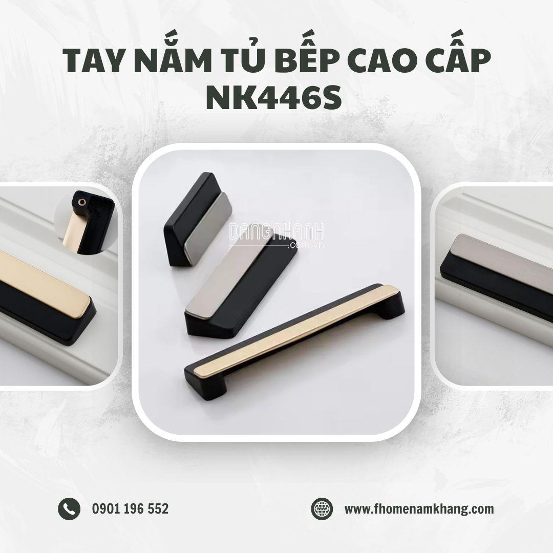 Tay nắm tủ bếp hợp kim cao cấp NK446S | Zalo 0901 196 552