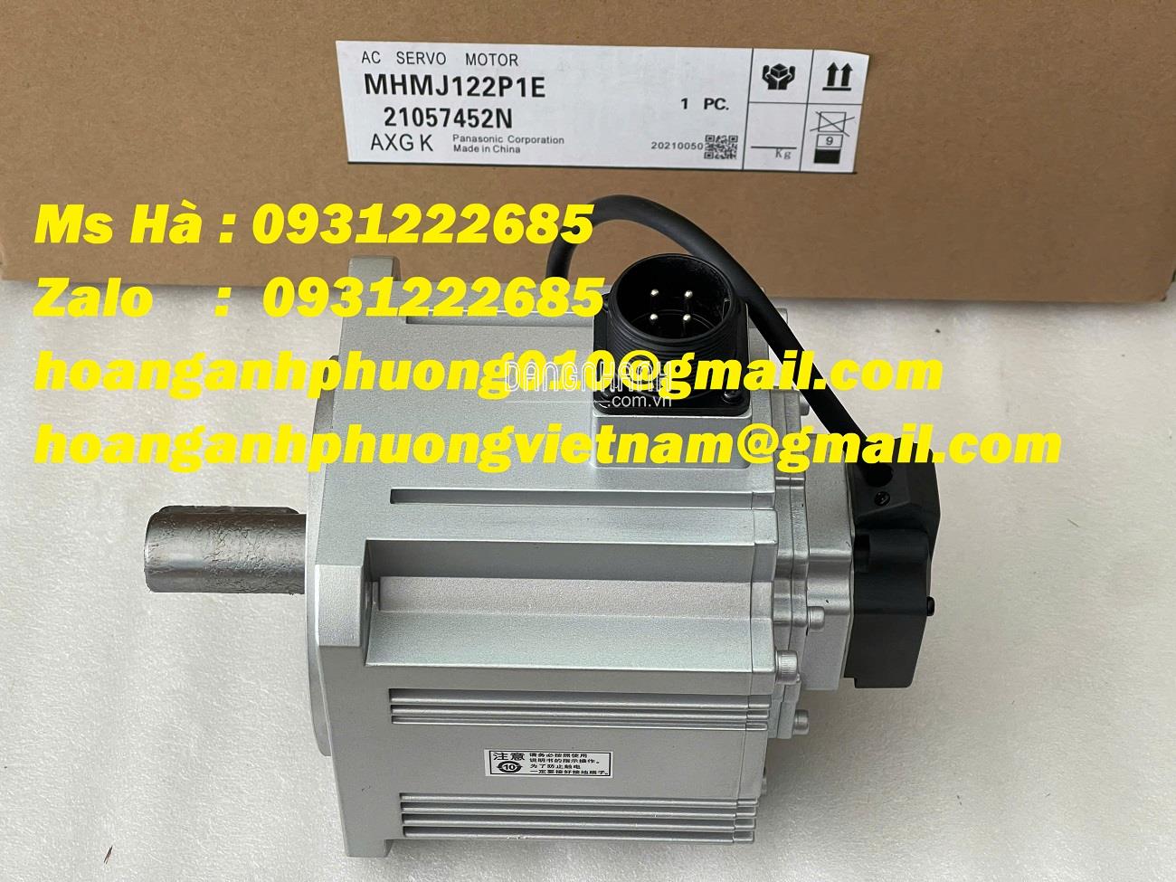 Panasonic chính hãng MHMJ122P1E - động cơ servo 1.2kW