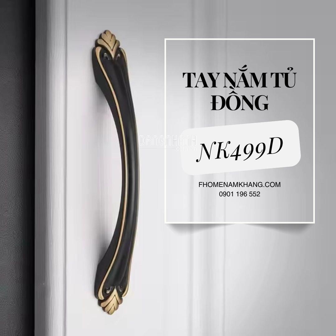 Tay nắm tủ chất liệu đồng cao cấp NK499D | Zalo 0901 196 552