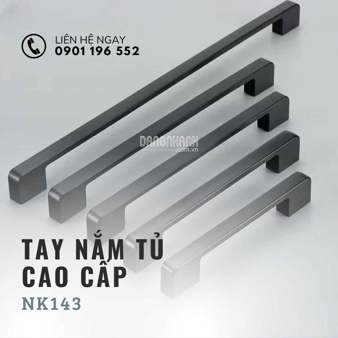 Tay nắm tủ thanh bo tròn cao cấp NK143 | Zalo 0901 196 552