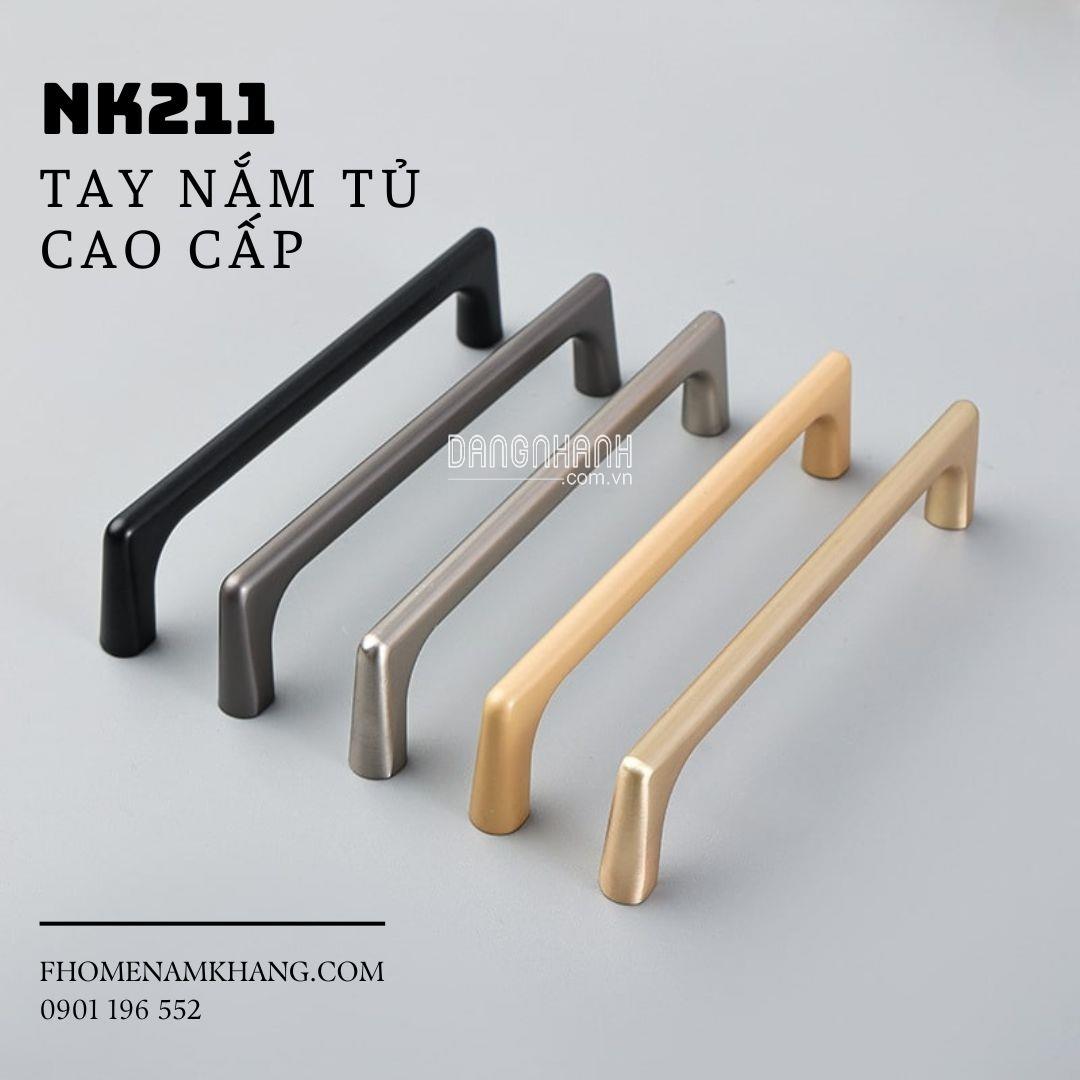 Tay nắm tủ thanh tròn hiện đại NK211 | Zalo 0901 196 552