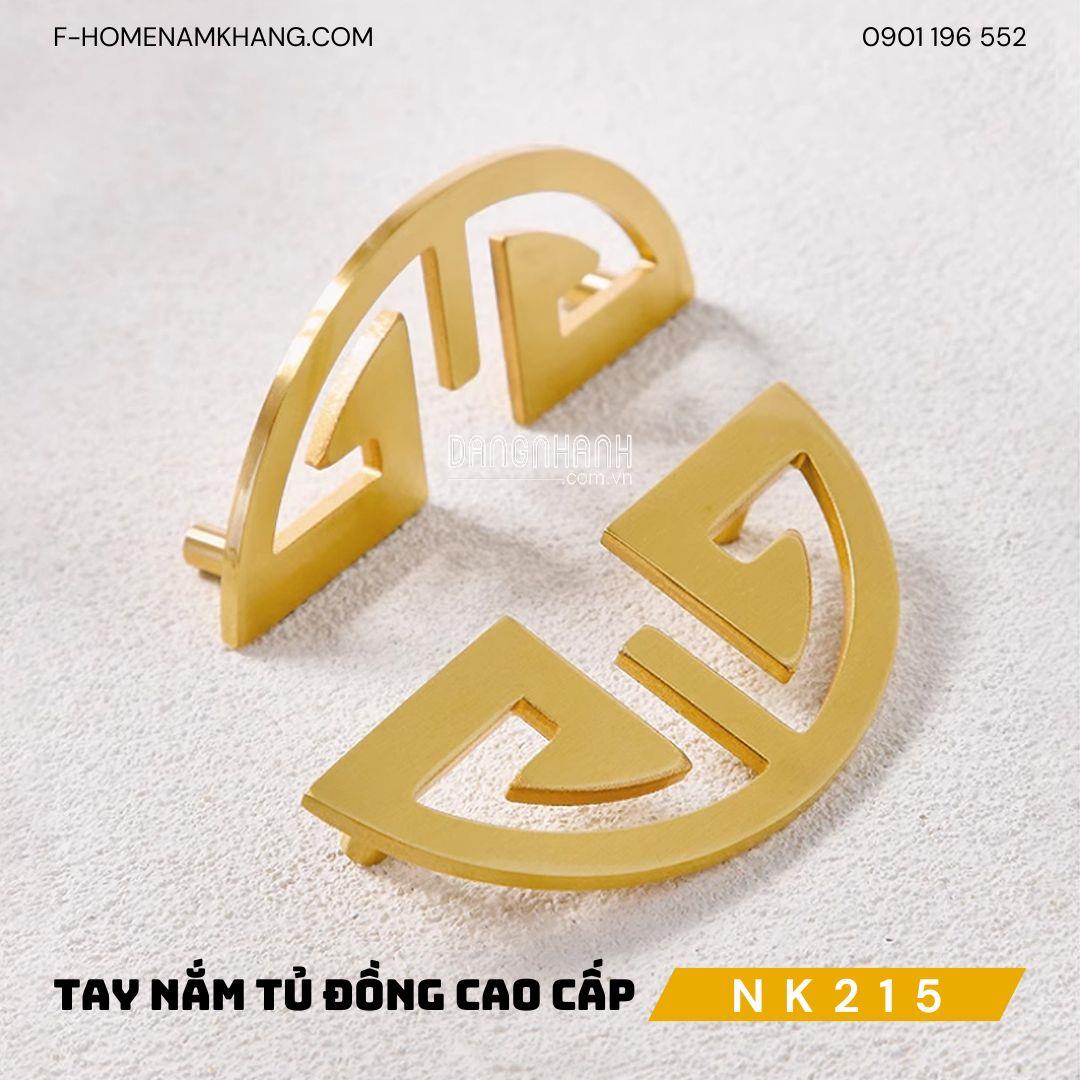 Tay nắm tủ đồng dạng ghép đôi cổ điển NK215 | Zalo 0901 196 552