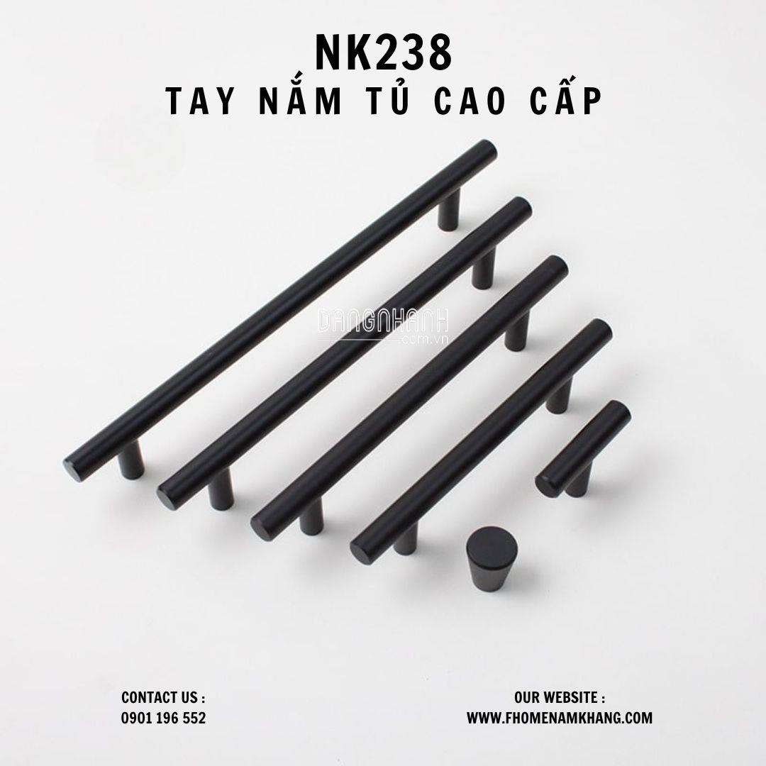 Tay nắm tủ hợp kim dạng thanh tròn NK238 | Zalo 0901 196 552