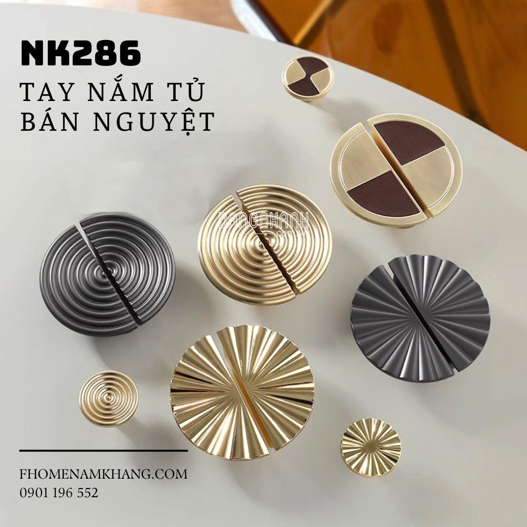 BSt tay nắm tủ bán nguyệt cao cấp NK286 | Zalo 0901 196 552