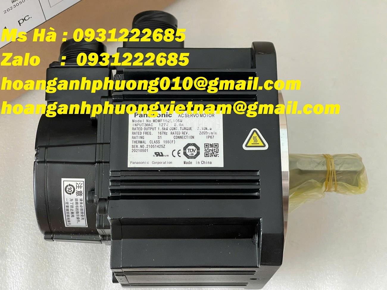 Servo MDMF152L1G6M minas A6 dòng panasonic 1.5kW