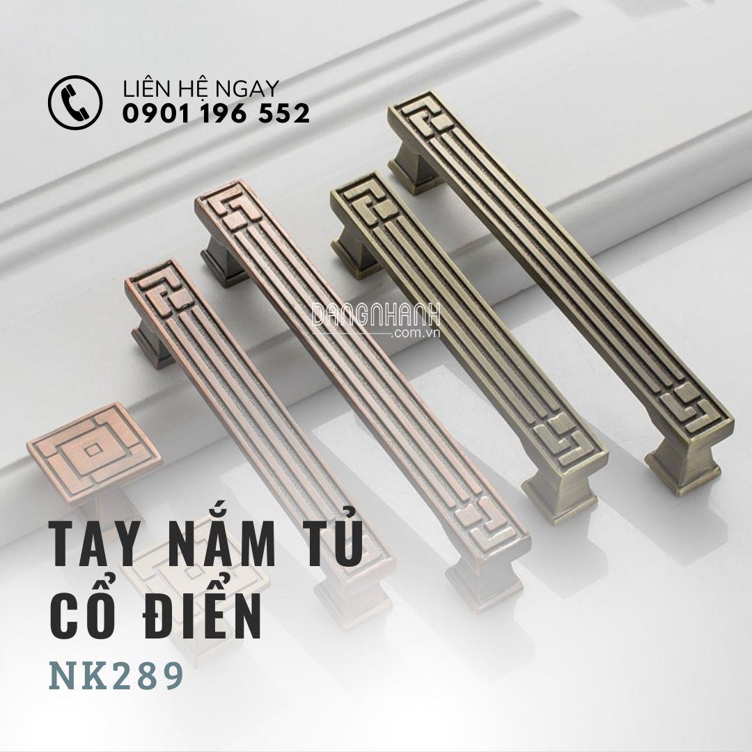 Tay nắm tủ dạng thanh cổ điển NK289 | Zalo 0901 196 552