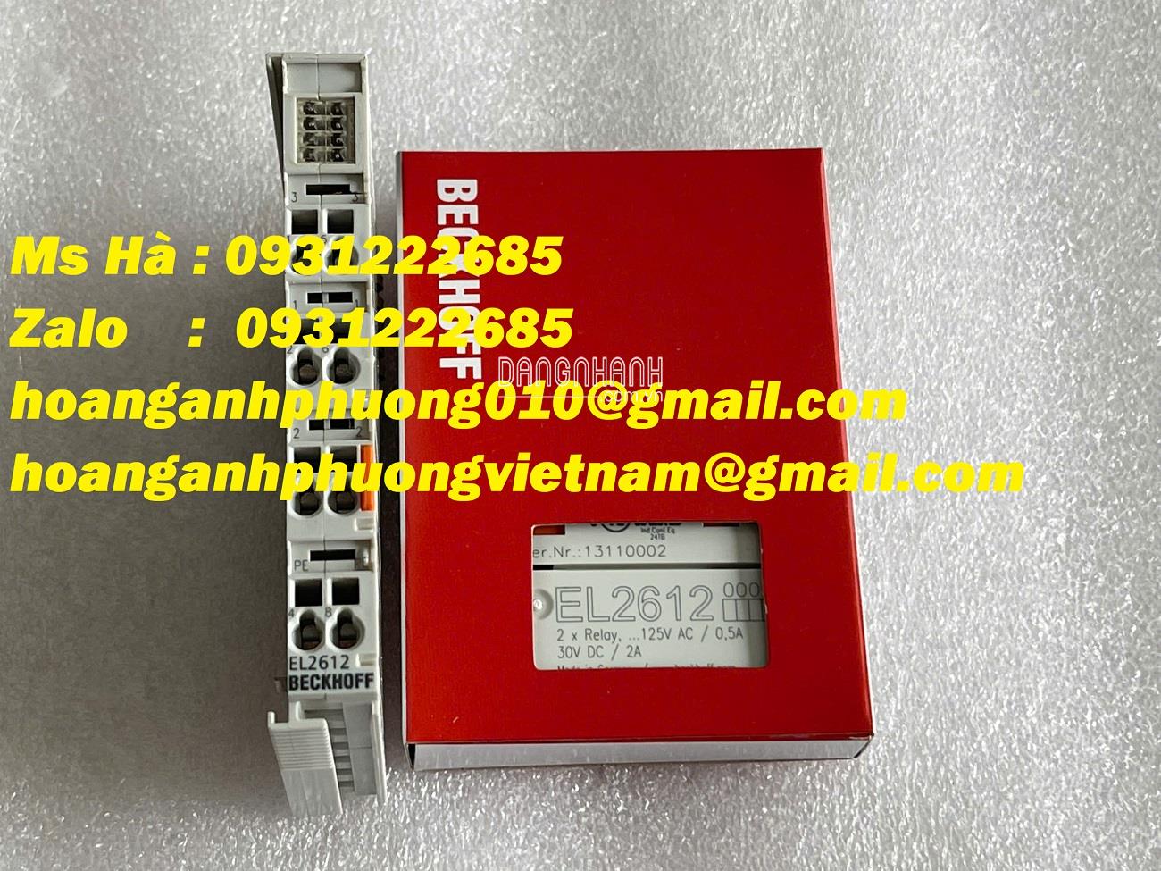 Đầu cuối etherCAT EL2612 beckhoff giá bao tốt trên thị trường 