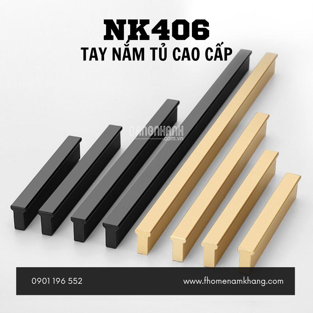 Tay nắm tủ thanh dài nhiều kích thước NK406 | Zalo 0901 196 552
