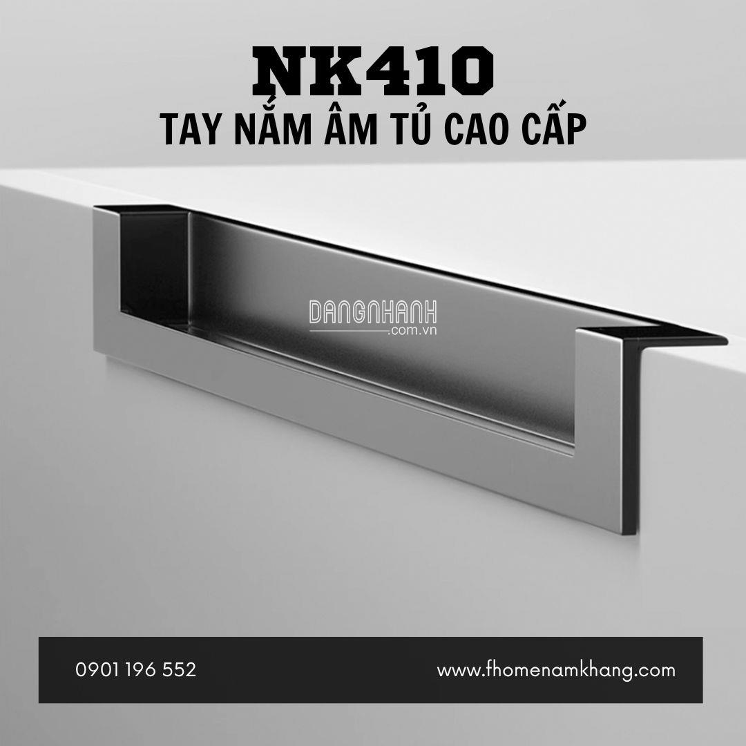 Tay nắm tủ quần áo dạng thanh âm NK410 | Zalo 0901 196 552