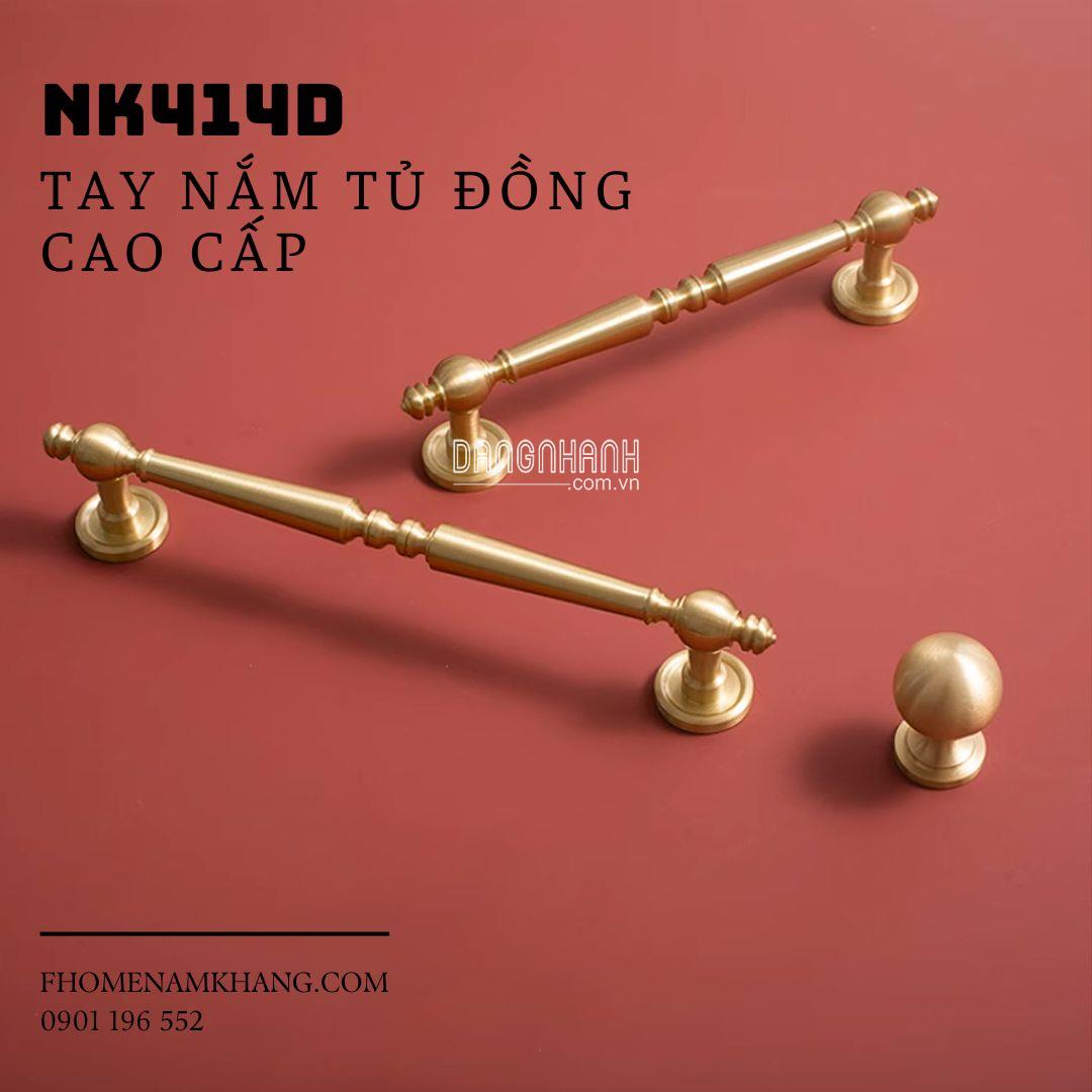Tay nắm tủ đồng kiểu đốt tròn cổ điển NK414D | Zalo 0901 196 552