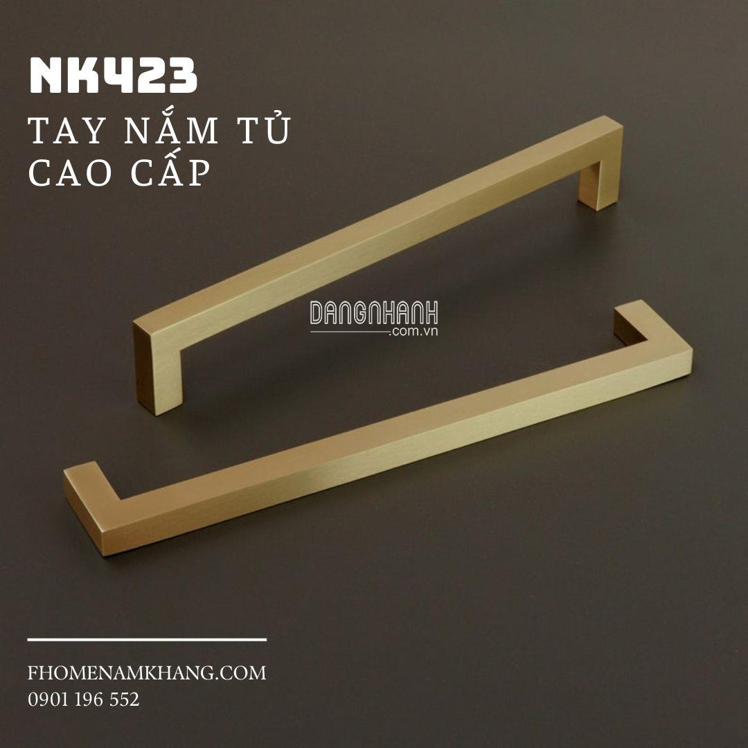 Tay nắm tủ thanh vuông cao cấp NK423 | Zalo 0901 196 552