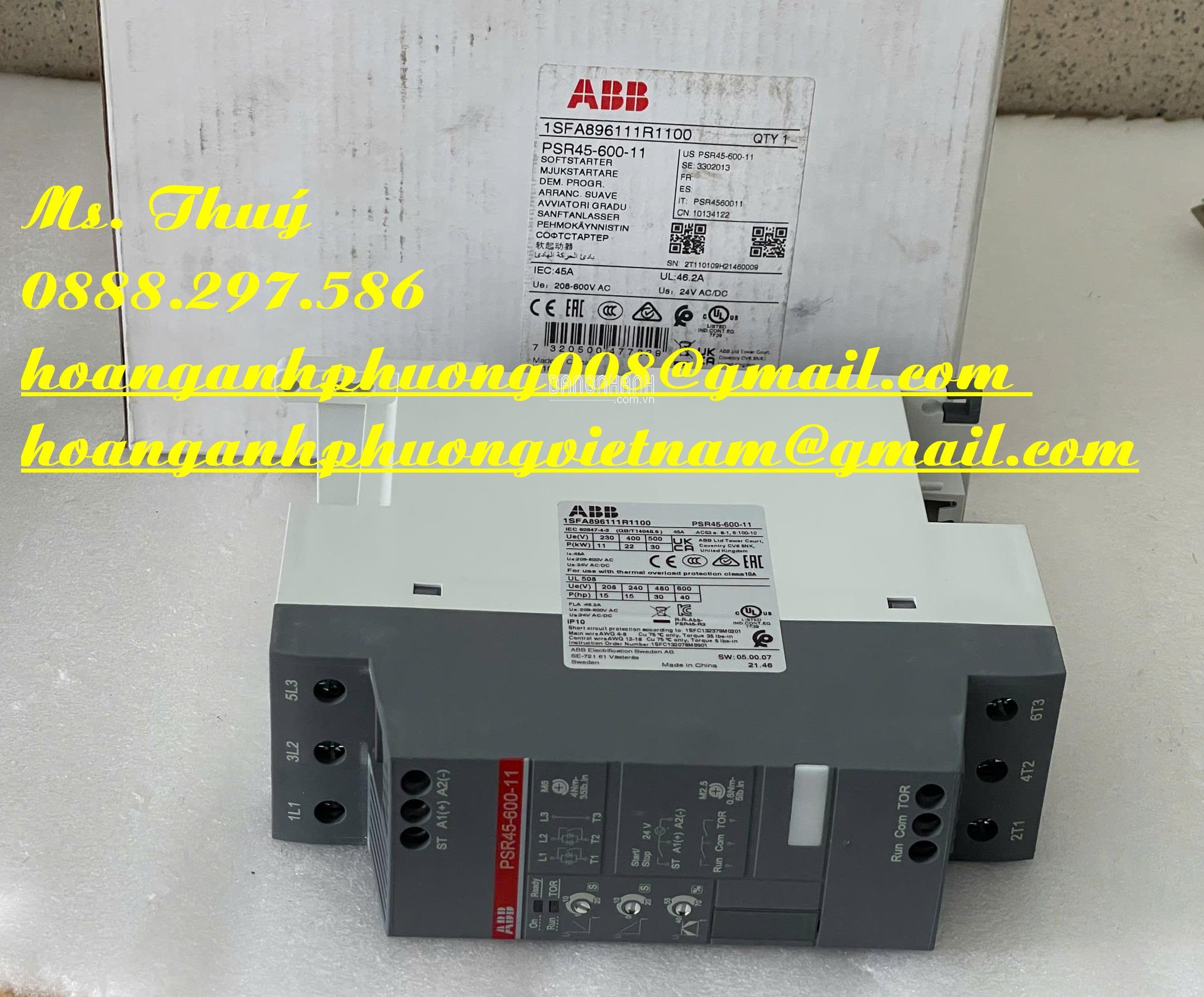 ABB PSR45-600-11 - Khởi động mềm giá tốt nhất - Bình Dương