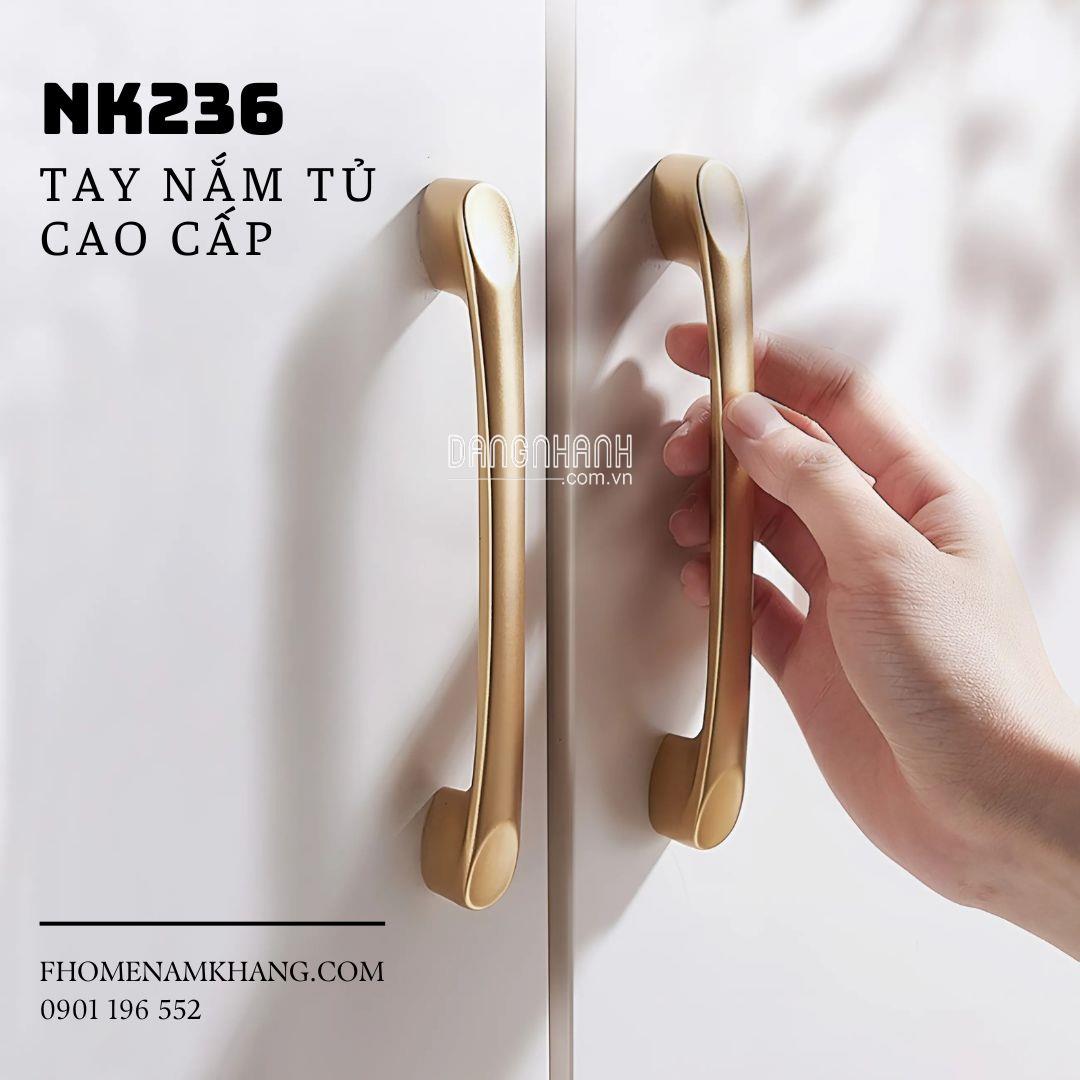 Tay nắm tủ dạng trơn bo tròn NK236 | Zalo 0901 196 552