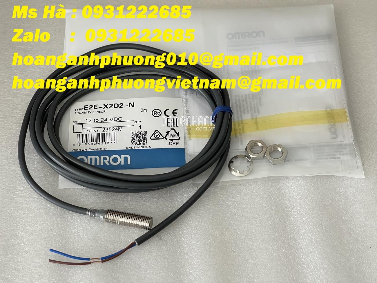 Cảm biến tiệm cận E2E-X2D2-N Omron - bh 12 tháng 
