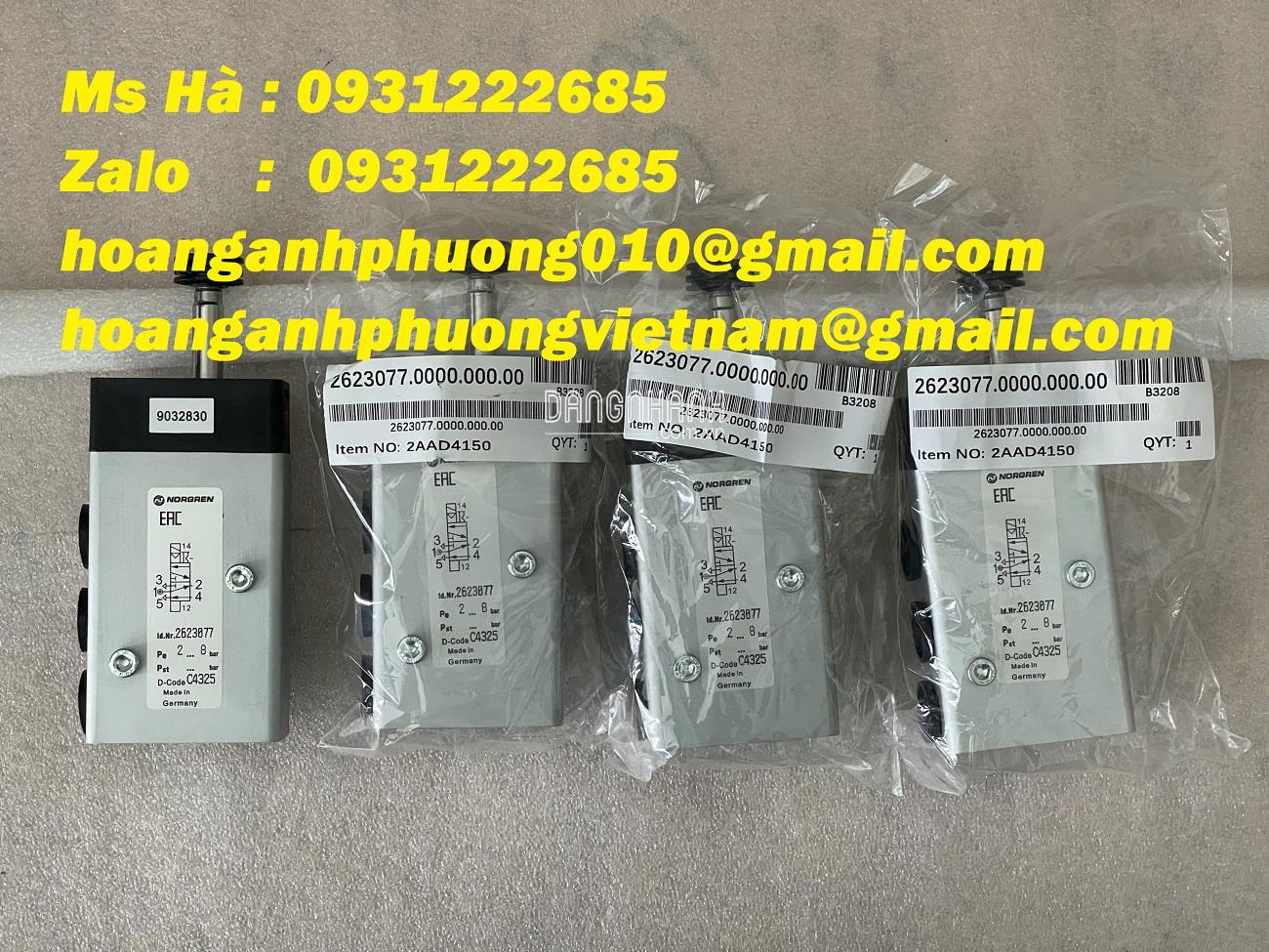 Van điện từ Norgren 2623077 giá siêu ưu đãi trong tháng 