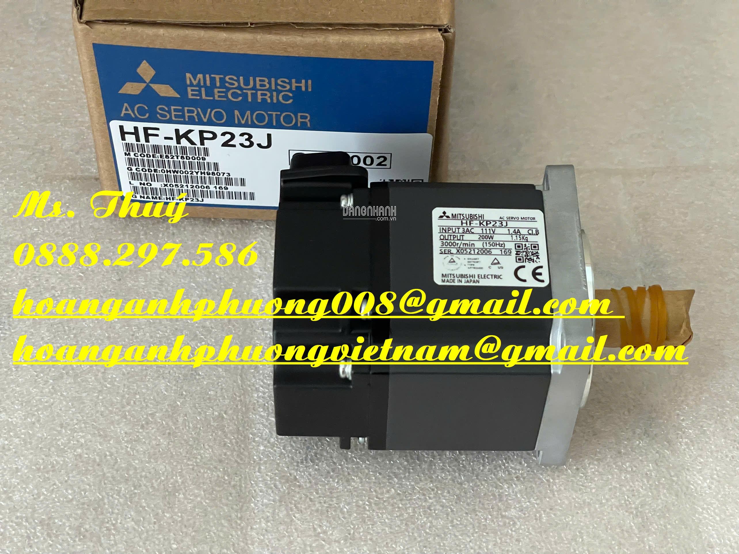 AC servo motor HF-KP23J - Mitsubishi chất lượng cao