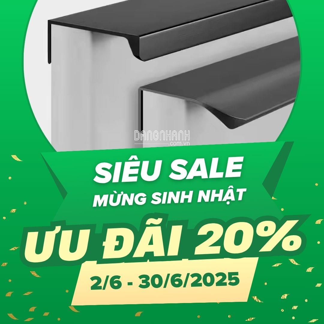 Tay nắm tủ vát cạnh NK312 – Ưu đãi 20% toàn bộ sản phẩm