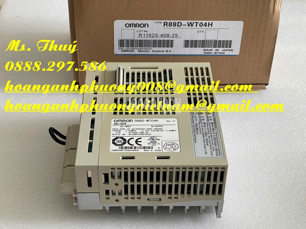 Bộ điều khiển Omron chính hãng - R88D-WT04H - Bình Dương