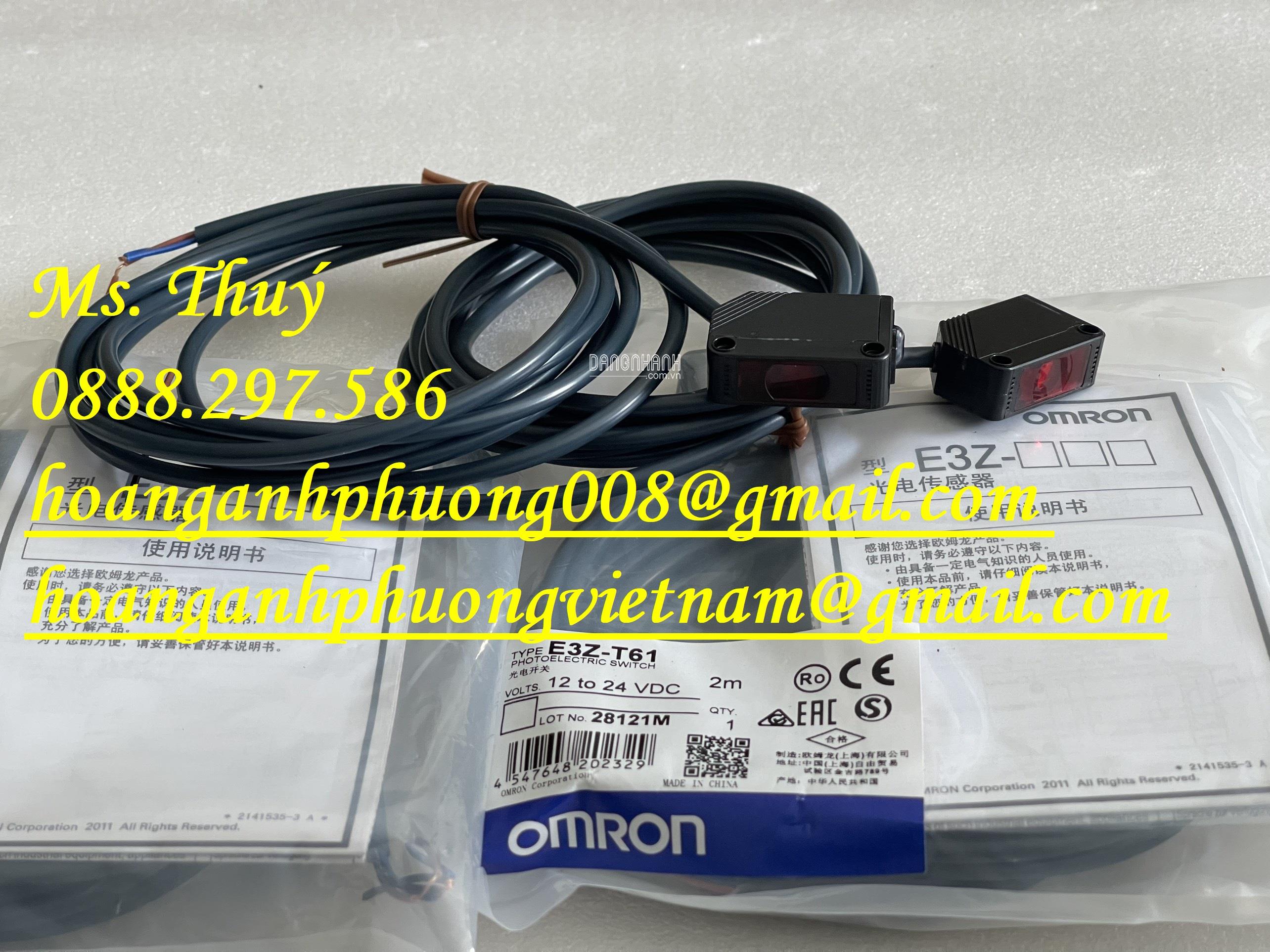  Cảm biến giá tốt E3Z-T61 2M - NPP Omron tại Việt Nam