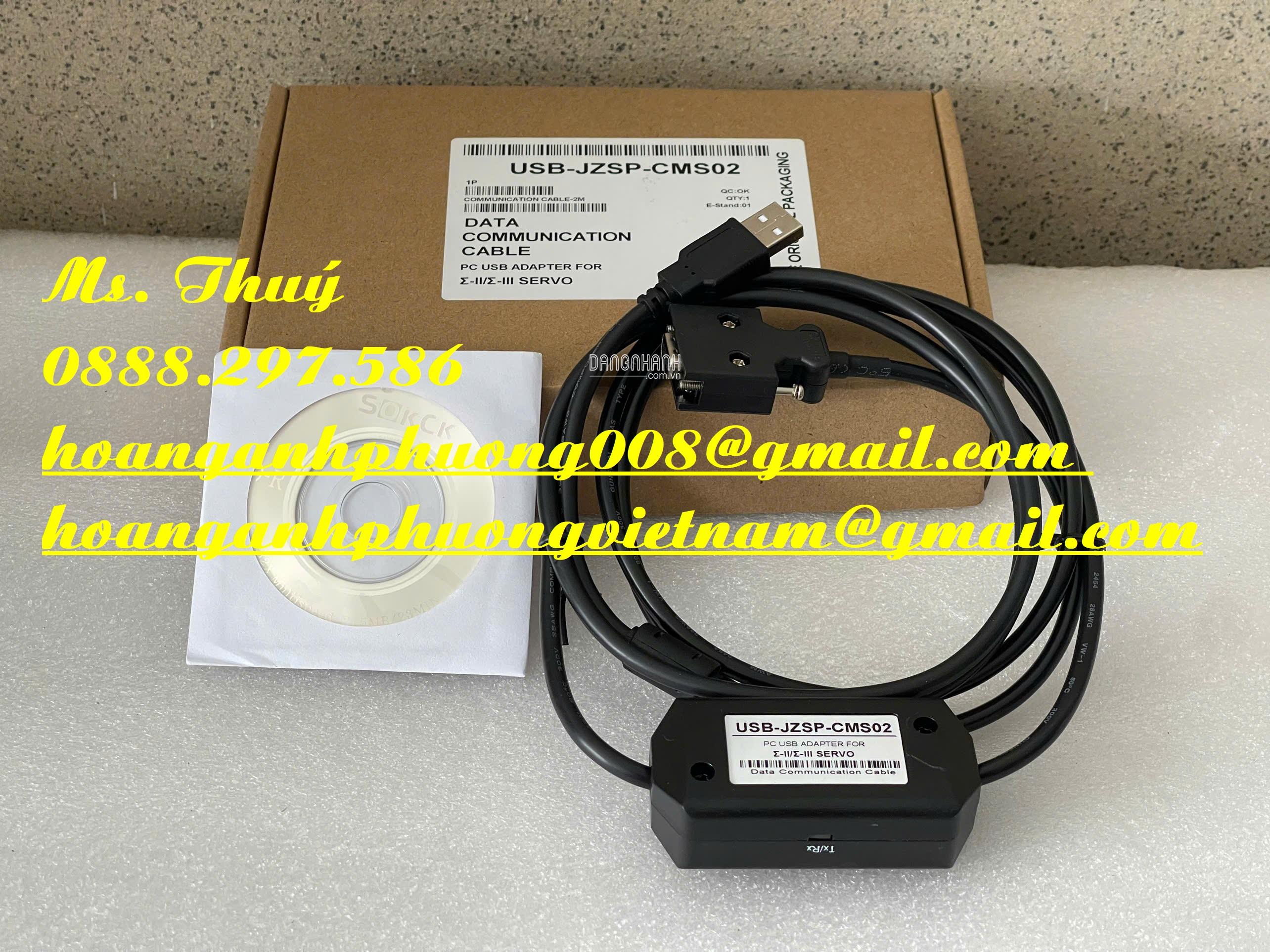 USB-JZSP-CMS02 - Cáp lập trình dành cho servo Yaskawa