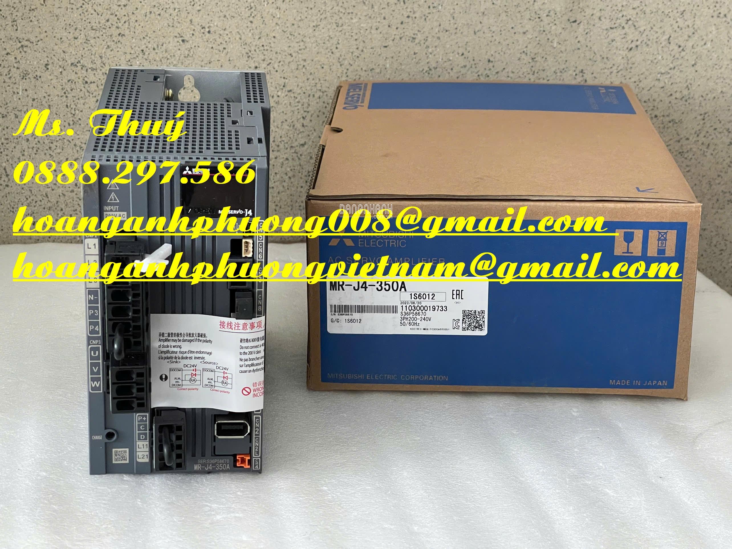 MR-J4-200A - Bộ điều khiển Mitsubishi giá ưu đãi - Giao ngay
