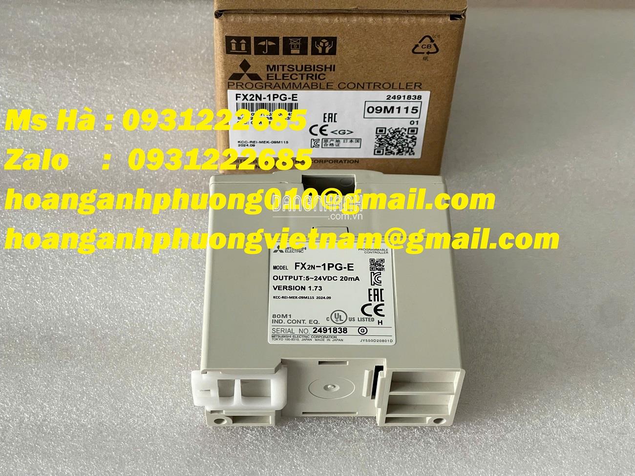 Mitsubishi FX2N-1PG-E | mô đun điều khiển | chốt ngay giá tốt